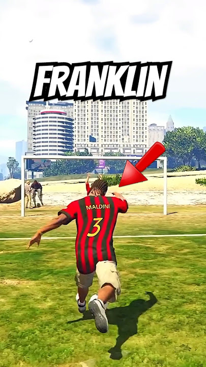Playing football in GTA Games! #gta #gta6 #gta5 #football #gaming