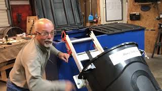 Dump Dolly EZ Latch Garbage Can Hand Truck Lift