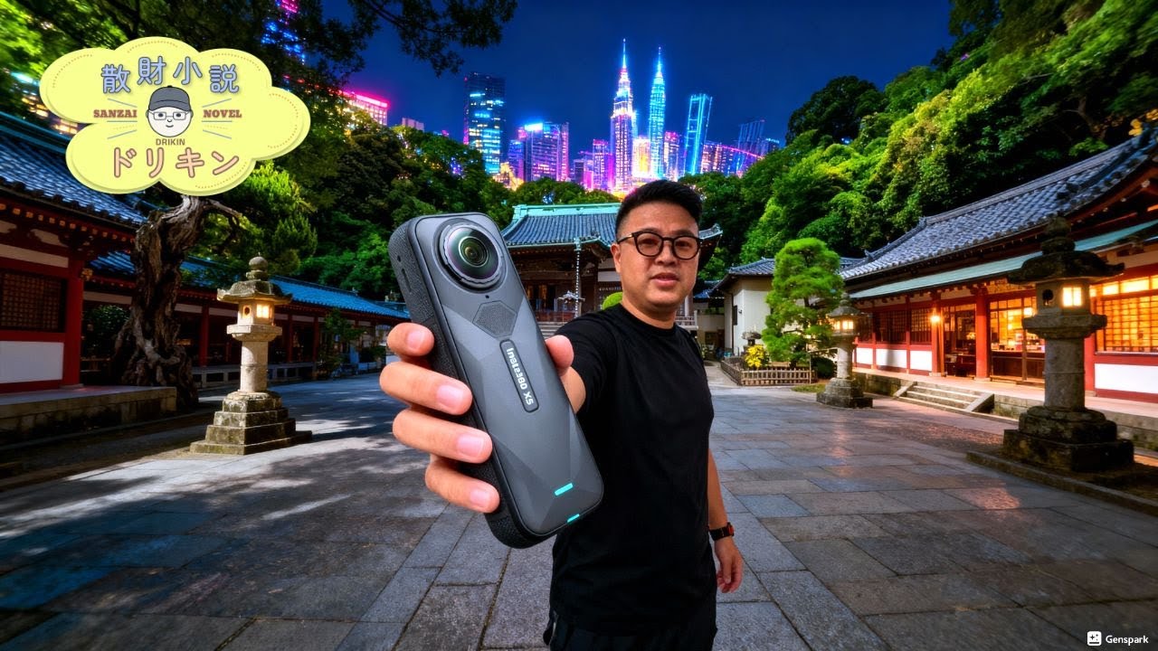 Insta360 X5] I was able to take photos even when I was completely