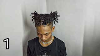 5 quick and easy dreadlock hairstyles