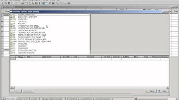 Sage Estimating: Video 29 On-Screen Takeoff Interface, Pervasive (Legacy)