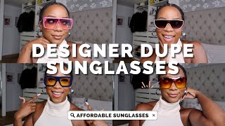 Affordable Sunglasses Haul | Designer Dupes | Dolce & Gabbana, Celine, Loewe + More!