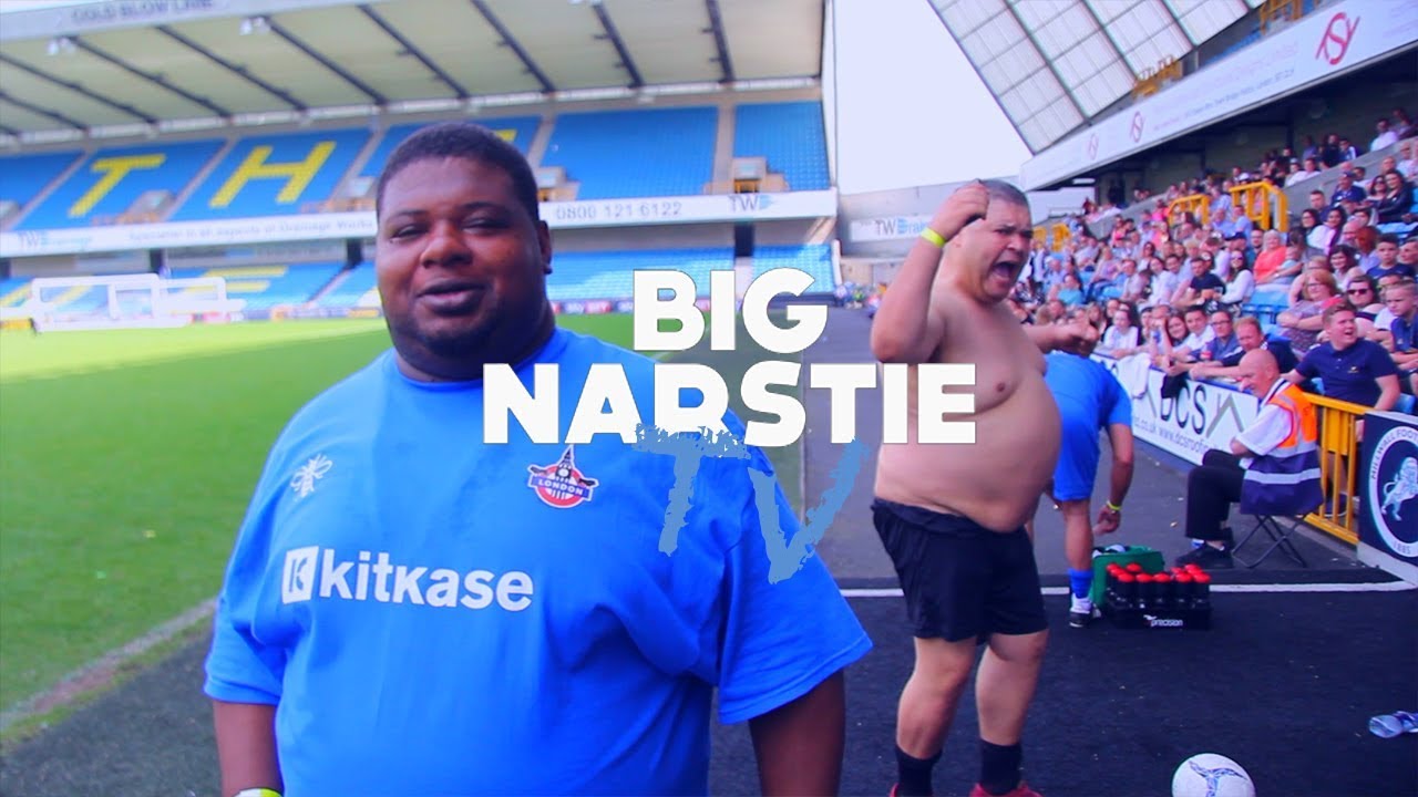 ⁣Big Narstie Charity Football Match w/ Mo The Comedian, Tamer Hassan,  Steveo The Madman & More