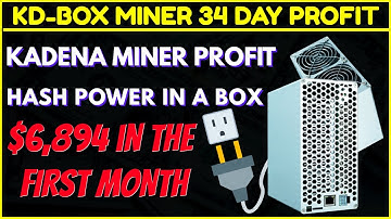 ✅ KD BOX MINER | 34 Day Earnings Report With 2 Miner