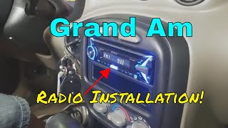 2005 Pontiac Grand Am Ram Air Radio Install B&S Customs DIY Trim Dash  Removal - YouTube  2002 Pontiac Grand Am Car Stereo Wiring Diagram    YouTube