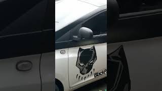 Hyundai Eon Decals, Black Panther  Concept By. Autoshift Decals