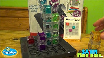 Demonstration of Gravity Maze by ThinkFun (Intermediate Level)