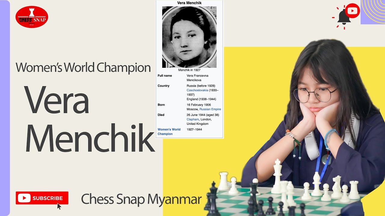 #Vera Menchik The first Chess Olympiad is held Vera Menchik becomes the ...