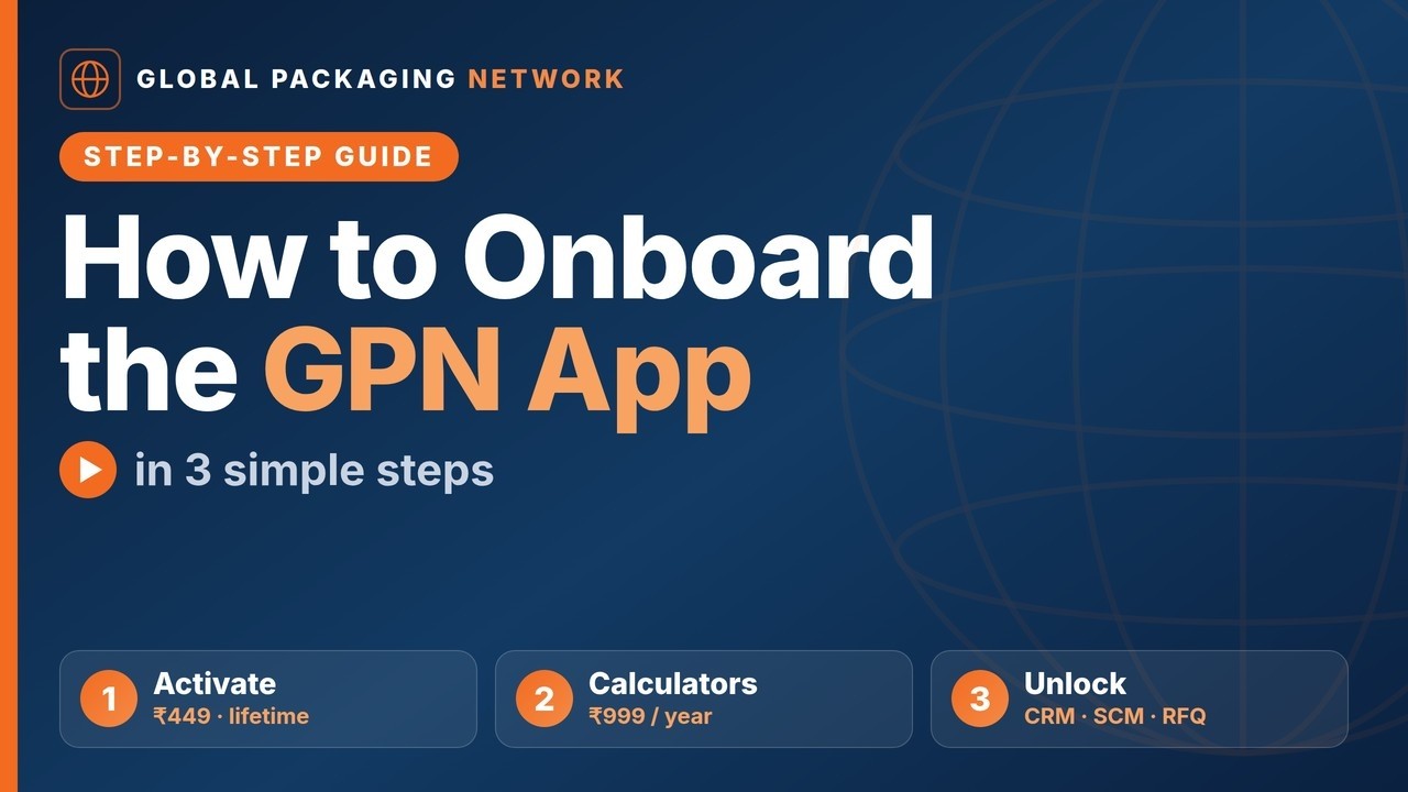 How to Onboard the GPN App in 3 Simple Steps | Global Packaging Network