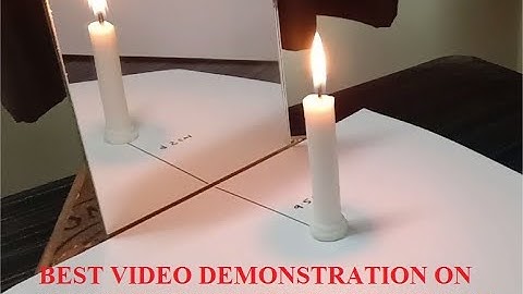 DEMONSTRATIE VAN BEELDVORMING DOOR VLAKKE SPIEGEL | KLAS 7-12 | NATUURKUNDE