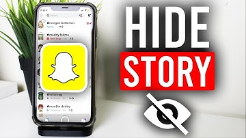 How To Hide Snapchat Story From Someone | Block People From Seeing Your Snapchat Story