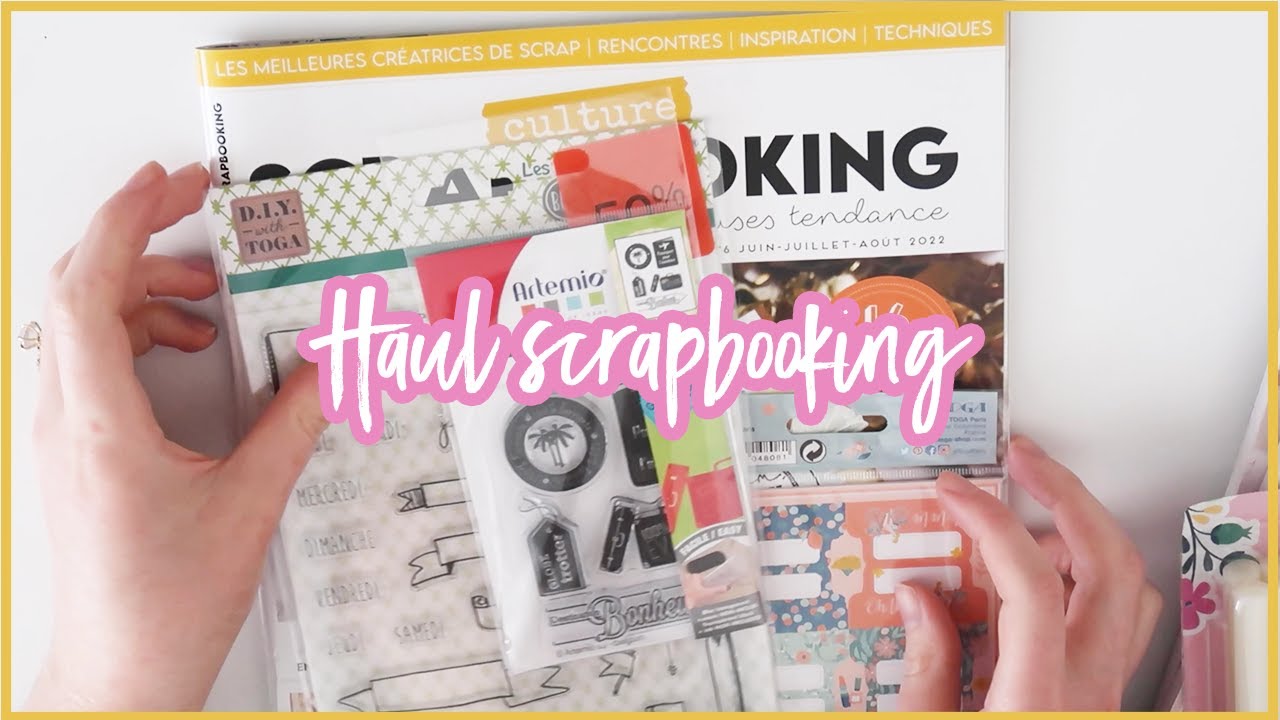 HAUL SCRAPBOOKING CULTURA & ACTION YouTube
