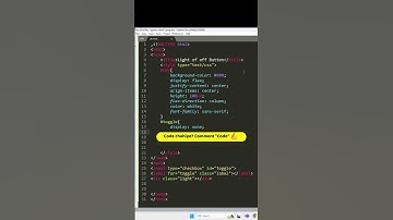 "CSS Only Toggle Switch ✨" #css #html #togglebutton #webdesign #shorts #coding #frontend #uidevelopm