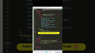CSS Only Toggle Switch ✨ #css #html #togglebutton #webdesign #shorts #coding #frontend #uidevelopm