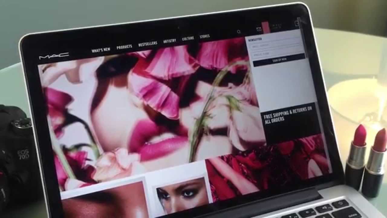SNEAK PEEK: New MAC Cosmetics Website!!! JUNE 2015 - YouTube