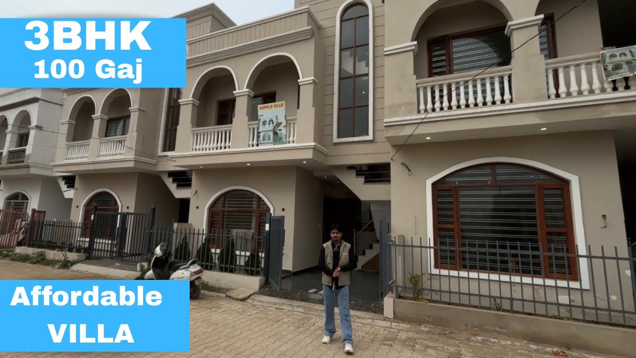 Mohali Me 100 Gaj Ka 3BHK Villa | Fully Loaded Luxury Home Tour | Prime Location Mohali Kharar