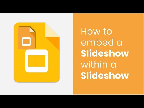 How to embed a Slideshow within a Slideshow