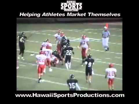 Austin Slade Matautia, #88, Football Senior Highli...