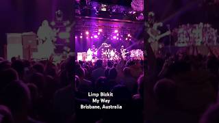 Limp Bizkit do 'My Way' in Brisbane at the Good Things sideshow #metalheads #numetal #limpbizkit