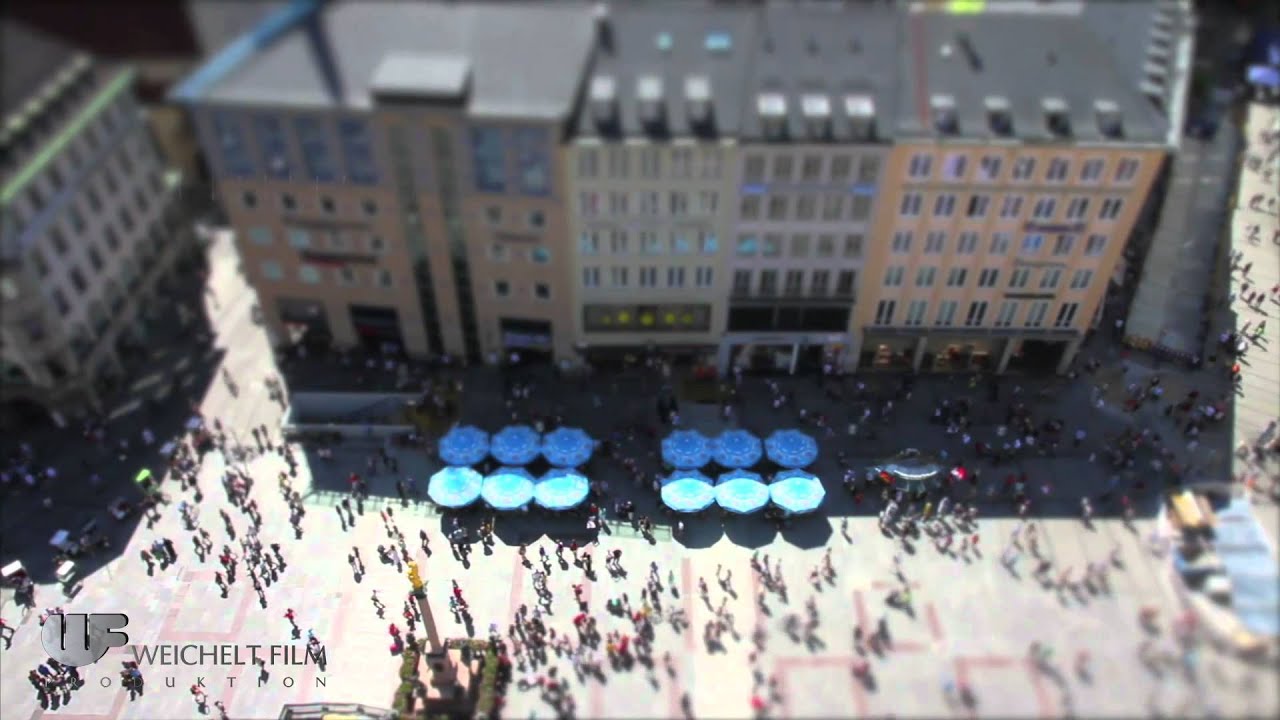 Munich-City Tilt Shift effect
