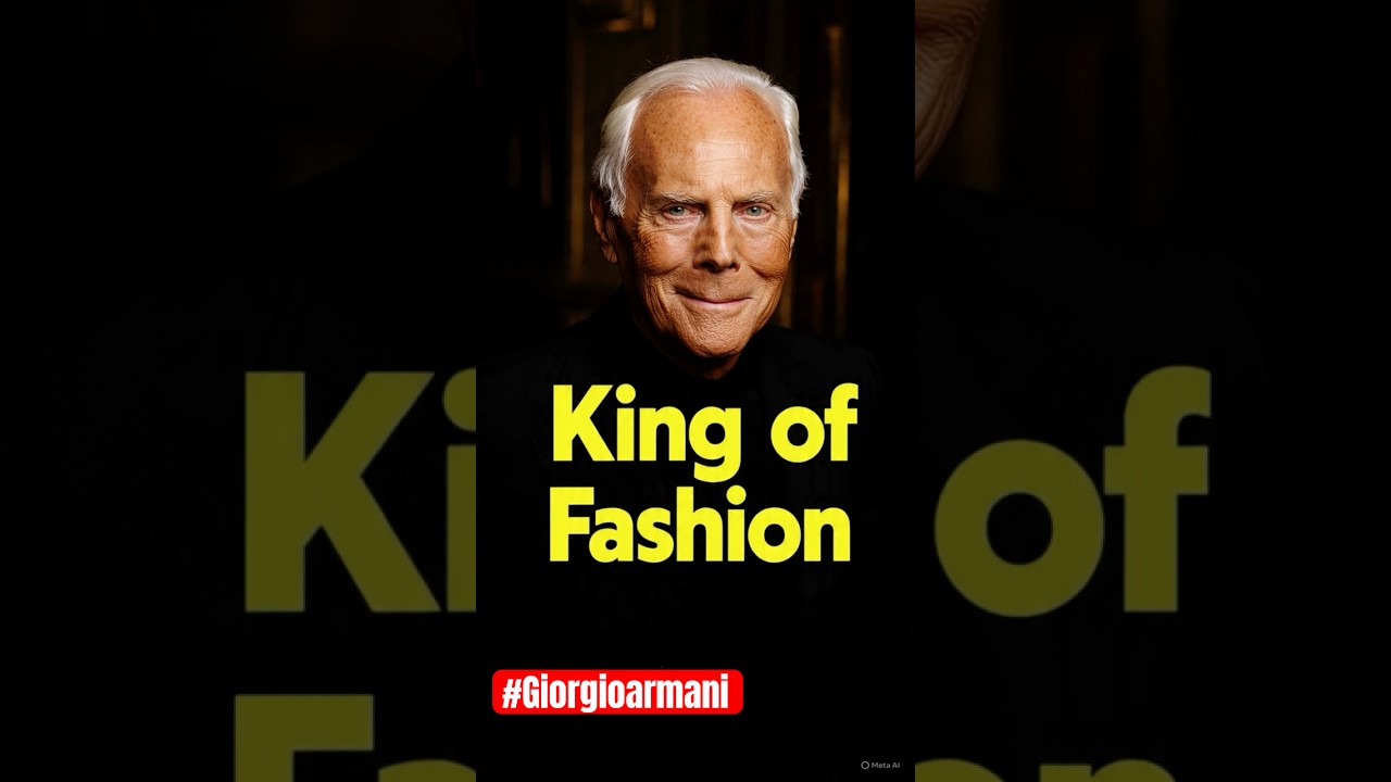 Giorgio Armani’s Final Goodbye 👔✨ The King of Fashion 