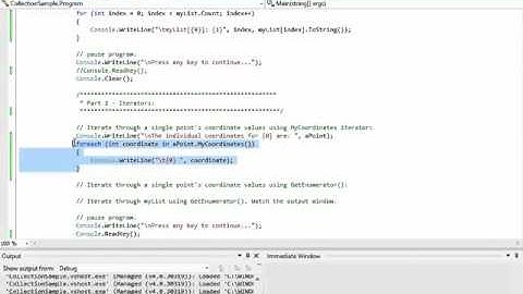 Collections in C# -Part 2 (Iterators)