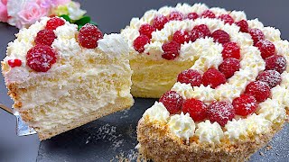 🍓The cake is so delicious that I make it 3 times a week! Super delicious and easy recipe!