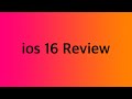 iOs 16 Features