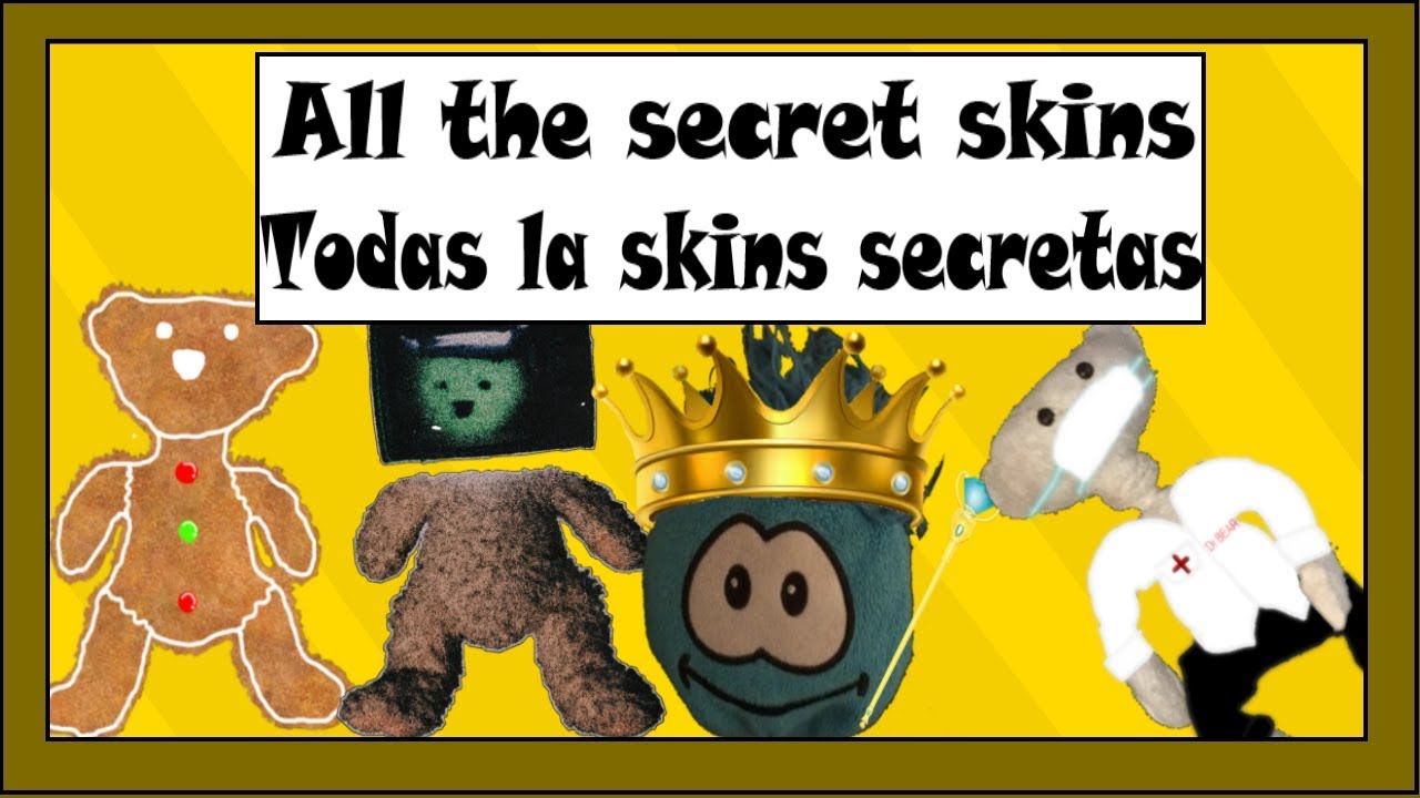 All The Secret Skins Bear Alpha Super Roleplay Youtube - bear roblox skins youtube
