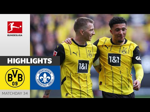 Reus-Show in Last Match! | Borussia Dortmund - Darmstadt 98 4-0 | Highlights | MD 34 – Bundesliga