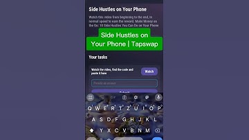 Side Hustles on Your Phone | Tapswap code || tapswap code | Side Hustles on Your Phone #tapswapcode