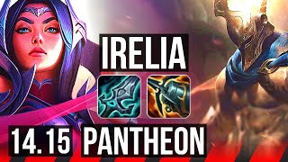 IRELIA vs PANTHEON (TOP) | 66% winrate, Dominating | EUW Master | 14.15
