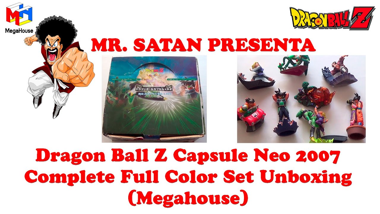 Dragon Ball Z Capsule Neo 2007 Complete Full Color Set Unboxing