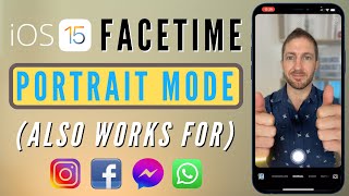 How to Enable iOS 15 FaceTime Portrait Mode Blurred Background on iPhone screenshot 5
