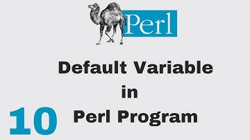 Perl Script Basic Tutorial 10 Default Variable