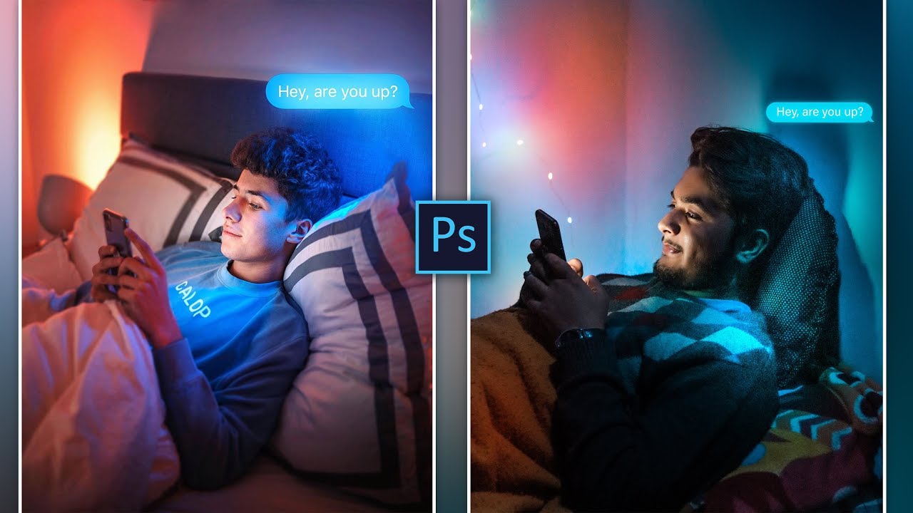 Calop Style Photo Editing in Photoshop cc | Boy Chatting on Mobile | How to Edit Like Calop