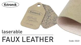 Kitronik Laserable Brown Faux Leather Material