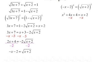 College Algebra and Trig I: Radical Equations and Equations that are quadratic in form