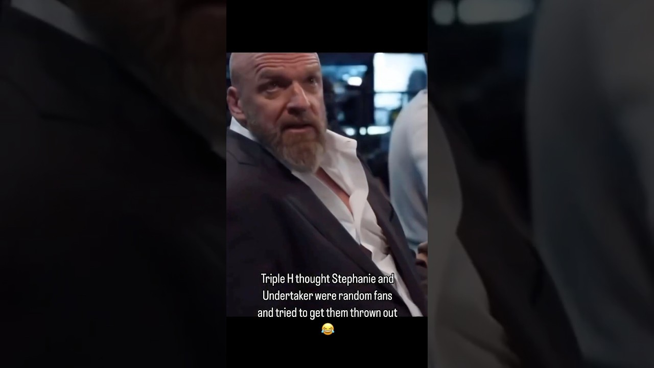 Triple H really tried to get the Undertaker kicked out 😂#WWE #TripleH #Undertaker #StephanieMcMahon