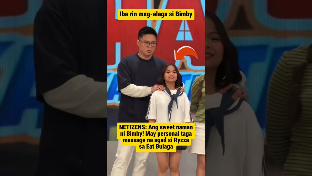 Iba rin mag-alaga si Bimby Aquino May pa-massage pa kay Ryzza Mae Dizon habang nasa trabaho siya