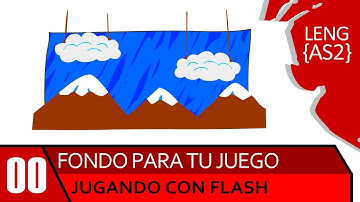 Tutorial Flash AS2 - Fondo para tu Juego, Jugando con Flash