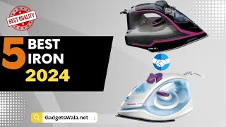 Top 5 Best Iron in 2024 | Best Steam Iron in India 2024 | Smart Gadgets Wala