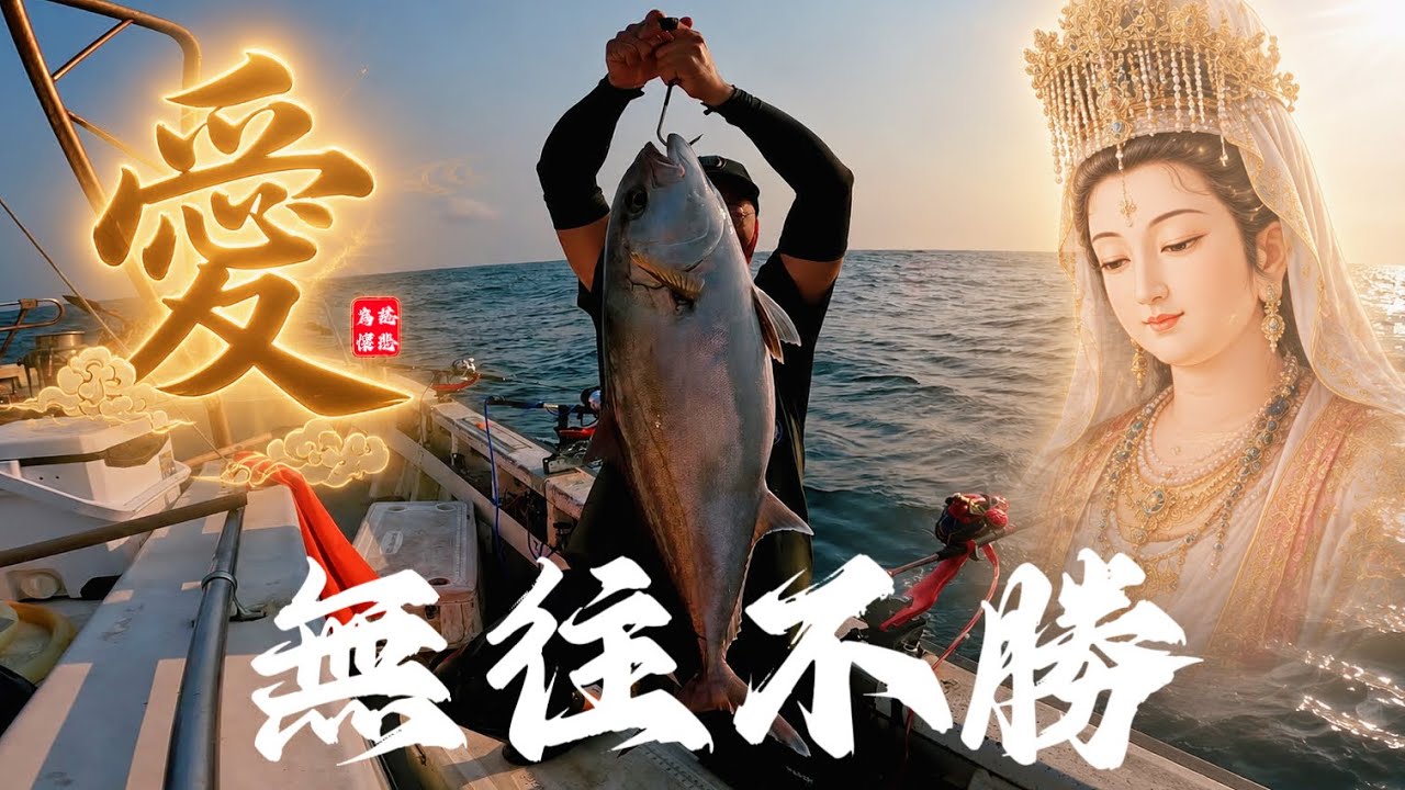 釣魚每次都滿桶的秘密!神明的特別關照!爆釣150斤紅甘魚 縮圖