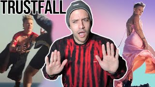 {REACTION} P!NK - TRUSTFALL