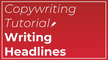 Copywriting Tutorial: Writing Headlines (LIVE Example)