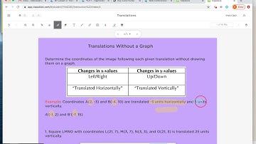 Translating Coordinates without the graph