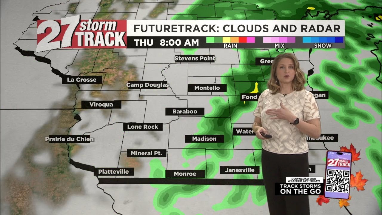 Rain chances return late Wednesday - YouTube