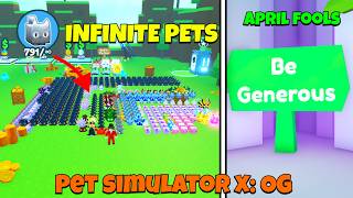 NEW APRIL FOOLS UPDATE IN PET SIMULATOR X OG