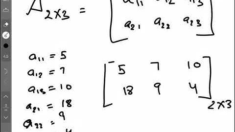 What is a Matrix | Transpose of a Matrix | BCA Semester 1 Maths