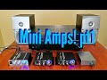 Mini Amps! (Pt1) ~ Tripath 2020 vs TPA3118 vs TPA3116 Class T & D Amplifier Tests ~ Sound Demos